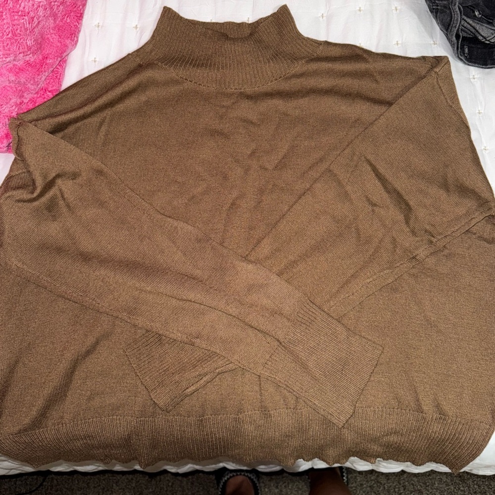 Brown sweater